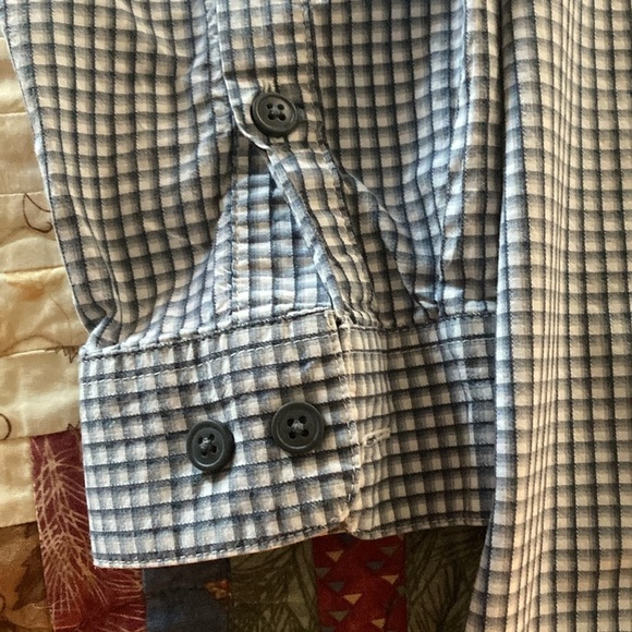 Columbia men’s long sleeve button collar shirt XL geometrical print - Picture 7 of 10